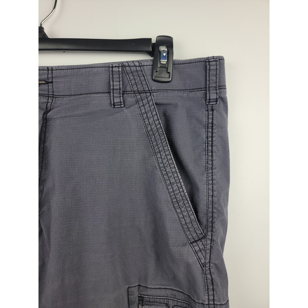 Wear First Mens Gray Cargo Shorts Size 38 Flat Front Utility Pockets Belt Loops - Picture 9 of 12